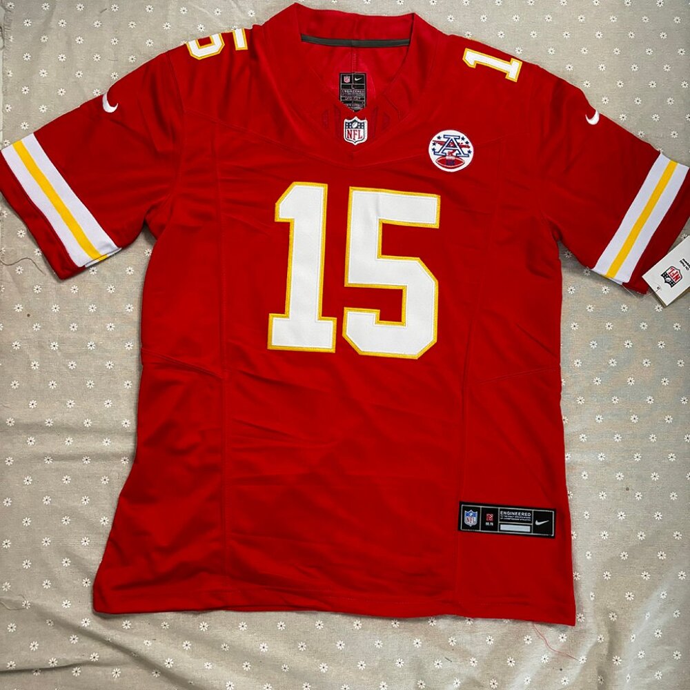 NFL Patrick Mahomes #15 KC Chiefs Red Jersey